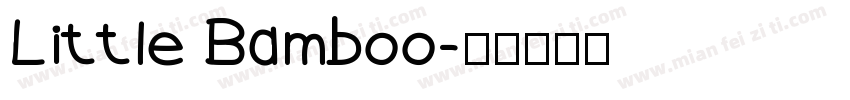 Little Bamboo字体转换